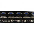 StarTech 4-Port DVI VGA Dual Monitor KVM Switch USB with Audio and USB 2.0 Hub