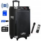 beFree Sound Sleek 10 Inch Professional Portable BT PA Speaker with Remote Con