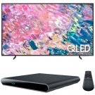 Samsung Q60B 55 inch QLED 4K Quantum Dual LED HDR TV (2022) with DIRECTV STREAM Bundle