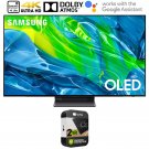 Samsung S95B 55 inch 4K Quantum HDR OLED Smart TV (2022) Bundle with Premium 2 Year Extended