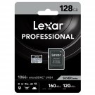 Lexar LMS1066128G-BNANU Professional Silver Series 1066x Micro SDHC UHS-I Card