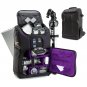 Digital SLR Camera Backpack (Purple) with 15.6"" Laptop Compartment by USA Gear