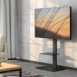 FITUEYES Universal Swivel Floor TV Stand for 65 Inch TV, Television Stands wit