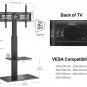 FITUEYES Universal Swivel Floor TV Stand for 65 Inch TV, Television Stands wit