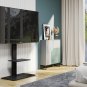 FITUEYES Universal Swivel Floor TV Stand for 65 Inch TV, Television Stands wit