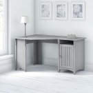 Bush Furniture Salinas Farmhouse 55W Corner Computer Desk with Storage in Cape