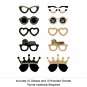 Prom Glasses - Paper Card Stock Prom Night Party Photo Booth Props Kit - 10 Count