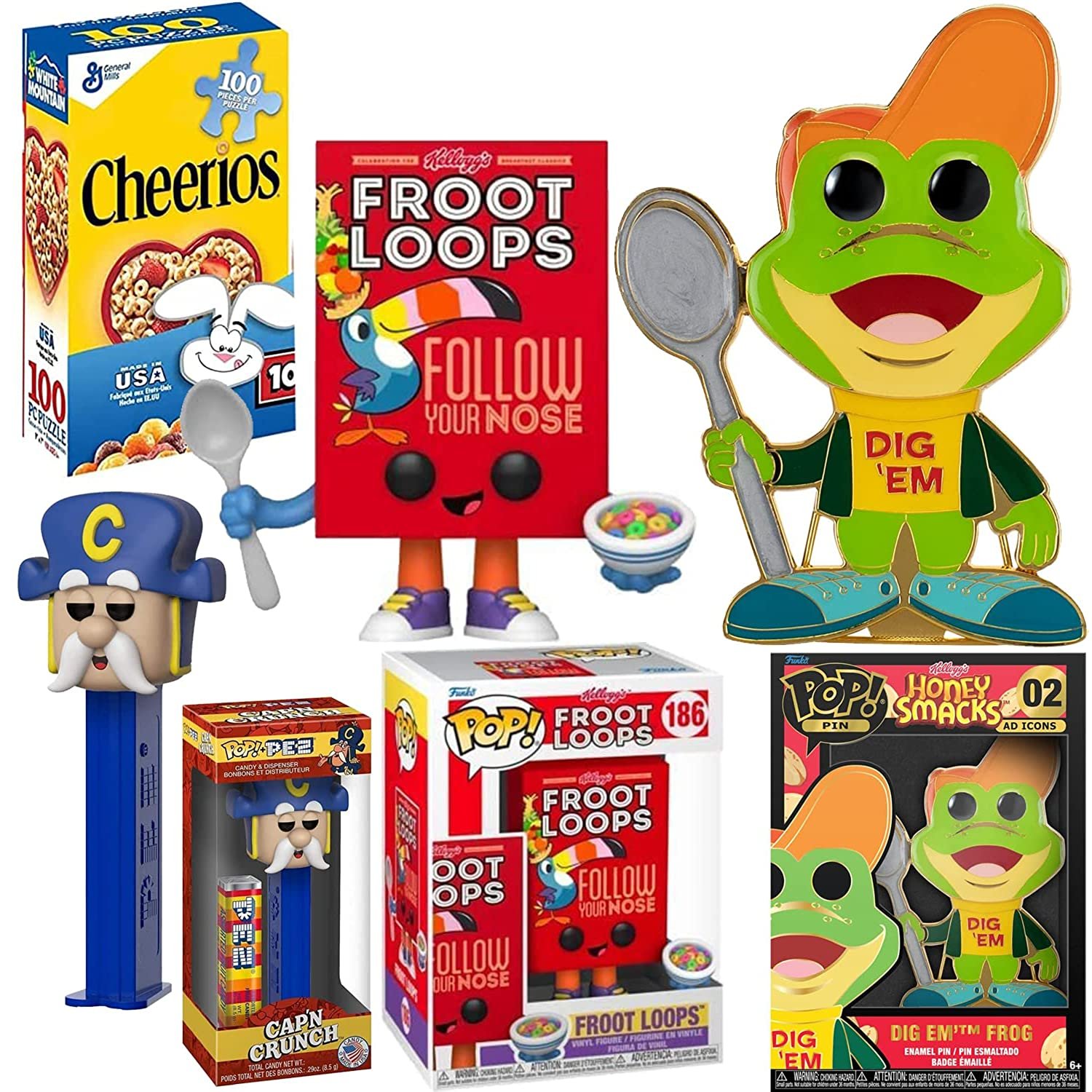 Frog Pop! Figure Ad Icons Cartoon Morning Sugar Character Bundled with ...