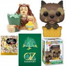 No Place Like Home Dog Toto in Basket Exclusive Wizard of Oz Figure Bundled wi