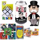 Mr. Retro Figure GO Monopoly Icon Uncle Penny Bags Soda Character Bundled with