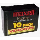 Maxell Bronze T-120 VHS (10-Pack)