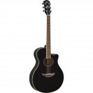 Yamaha APX600 BL Thin Body Acoustic-Electric Guitar, Black