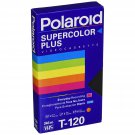 4 New Polaroid Supercolor Video Cassette T-120 3 Pack Plus 1