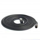 M12 4Pin D-Code Male To Rj45 Ethernet Connector Cat5 Shielded Cable