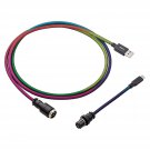 Pro Straight Keyboard Cable (Dark Rainbow, Usb A To Usb Type C, 150Cm)