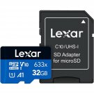 Lexar High-Performance 633x microSDHC/microSDXC UHS-I 32gb Memory Card