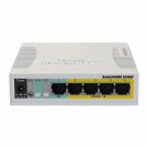 Mikrotik CSS106-1G-4P-1S 5-Port Gigabit Cloud Smart Switch PoE SwOS SFP