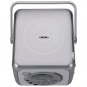 Jensen FM Stereo CD555 Bluetooth Boombox, Silver, 7.00 x 9.75 x 6.00 inches