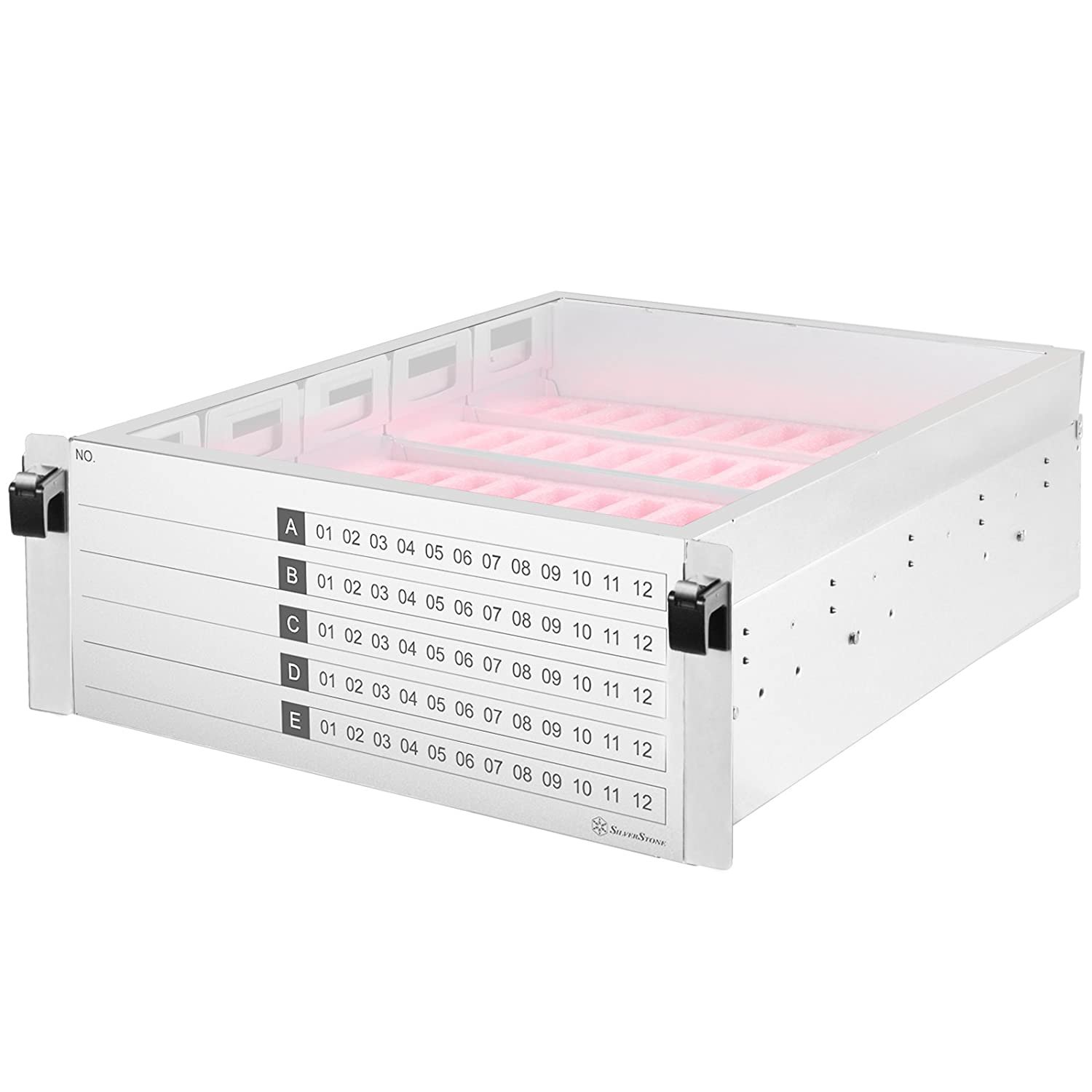 Technology 4U 60 Pcs 2.5"" Hard Drive Protection & Collection Chassis Rmb41-W