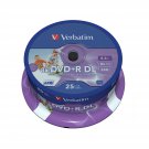 Verbatim 43667 8.5GB 8X Double Layer DVD+R Inkjet Printable - 25 Pack Spindle