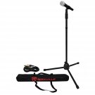 Rockville Pro MIc Kit 1 - High-End Metal Microphone+Mic Stand+Carry Bag+Cable