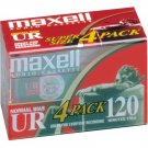 MAXELL UR-120 Blank Audio Cassette Tape -4 pack (Discontinued by Manufacturer)