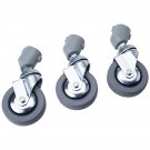 Manfrotto 109 80mm Caster without Brakes for all 22mm Leg Diameters - Set of 3