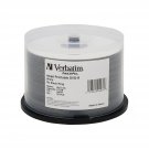Verbatim DVD-R 4.7GB 8X DataLifePlus White Inkjet Printable Surface - 50pk Spindle