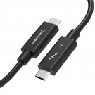 SABRENT Thunderbolt 4 Active Cable with E-Marker Chip [6.5 Feet / 2 Meters] (CB-T4M2)