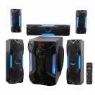 Rockville HTS56 1000w 5.1 Channel Home Theater System/Bluetooth/USB+8"" Subwoofer, Black