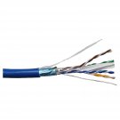 500 Feet Cat 6A Solid & Shielded (Ftp) Cmr Riser Bulk Ethernet Cable-Blue (Tr4-570Srbl-500