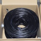 1000Ft Cat6 23Awg Utp Solid 4-Pairs Network Ethernet Lan Cable Bulk Black (Cat6-Cca-1Kft-B