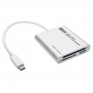 TRIPP LITE USB 3.1 Gen 1 USB-C Multi Drive Flash Memory Media Reader/Writer 5Gbps (U452-00