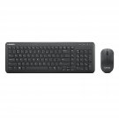 Lenovo 300 Wireless Combo Keyboard and Mouse, 2.4 GHz Nano USB-A Receiver, Batteries Inclu
