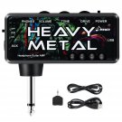 Guitar Headphone Amp Heavy Metal Portable Fx Chorus Rechargeable Mini Practice Pocket Ampl
