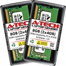 A-Tech 8GB (2x4GB) DDR4 2666 MHz SODIMM PC4-21300 (PC4-2666V) CL19 Non-ECC Laptop RAM Memo