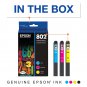 T802 Durabrite Ultra -Ink Standard Capacity Color Combo Pack (T802520-S) For Select Workfo