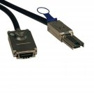 Tripp Lite External SAS Cable, 4 Lane - mini-SAS (SFF-8088) to 4xInfiniband (SFF-8470) 1M 
