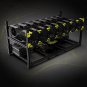 Veddha V4C 8/12 Gpu Stackable Frame Open Air Mining Rig Case Ethereum Ltc Btc Bitcoin Mine