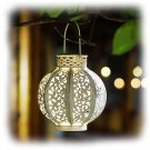 2 Pack Hanging Solar Lights Outdoor Christmas Solar Lights Retro Hanging Solar Lantern Wit
