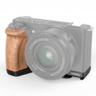 Zv-E10 L-Shape Grip, Ergonomic Wooden Grip With Built-In Quick Release Plate For Arca-Type