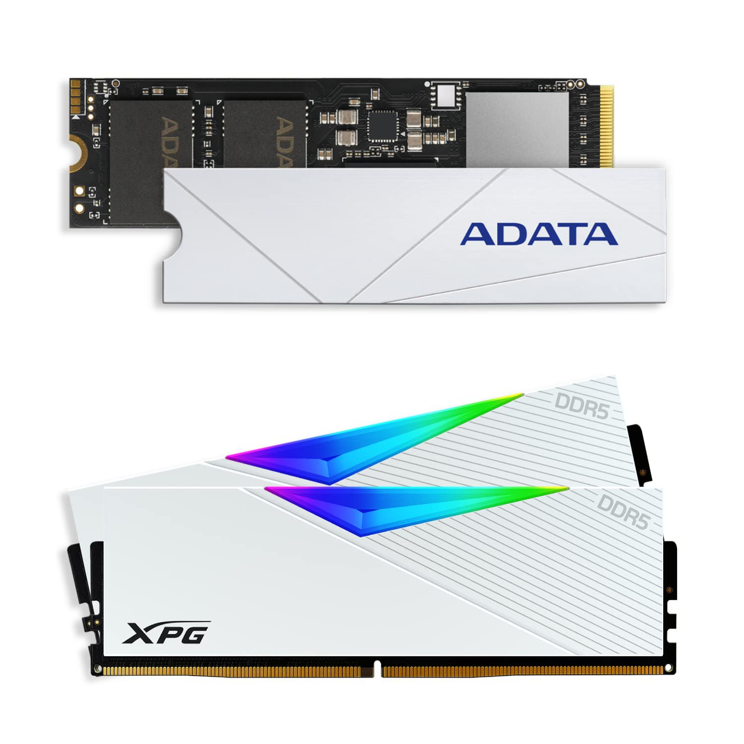Lancer Ddr5 Rgb 6000Mhz 32Gb (2X16Gb) Desktop Memory With Adata 2Tb Premium Ssd M.2 2280 P
