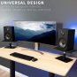 VIVO Universal Height Adjustable Ergonomic Computer Monitor and Laptop Riser Tabletop Desk
