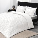 Queen Comforter Set(88""X92"")- 3-Piece - White2 - Tufted Comforter - 2