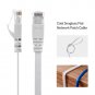 Cable Matters Snagless Long Cat6A (SSTP, SFTP) Shielded Ethernet Cable in Black 50 ft & Ca