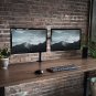 VIVO Dual Monitor Desk Mount, Heavy Duty Fully Adjustable Stand, Fits 2 LCD LED Screens up