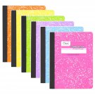 Composition Book, 6 Pack Of Cute Notebooks, College Ruled Paper, Hard Cover 100 Sheets (20