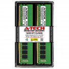 A-Tech 16GB (2x8GB) DDR4 2666MHz DIMM PC4-21300 UDIMM Non-ECC 2Rx8 1.2V CL19 288-Pin Deskt