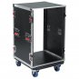 Gator Cases G-TOUR Audio Road Rack with Heavy-Duty Casters and Tour Grade Hardware; 17"" Ra