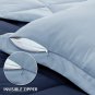 Lightweight Solid Comforter Set (King) With 2 Pillow Shams - 3-Piece Set - Blue And Sapphi